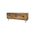 thumbnail image 5 of Porter Designs Alpine Solid Wood TV Stand - Natural, 5 of 6