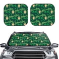 thumbnail image 2 of Haiem St Patrick's Day9 Car Windshield Sun Shade (2 Pieces) Foldable Windshield Sun Shade Car Accessories for Truck SUV Pickup-Small, 2 of 7