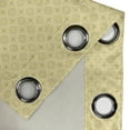 thumbnail image 3 of Ambesonne Quatrefoil Grommet Curtain Single Panel, Pattern with Moroccan, 50"x60", Pale Yellow, 3 of 5
