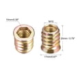 thumbnail image 3 of M10x20mm Threaded Insert Nuts Carbon Steel Zinc Plated 20 Pack, 3 of 3