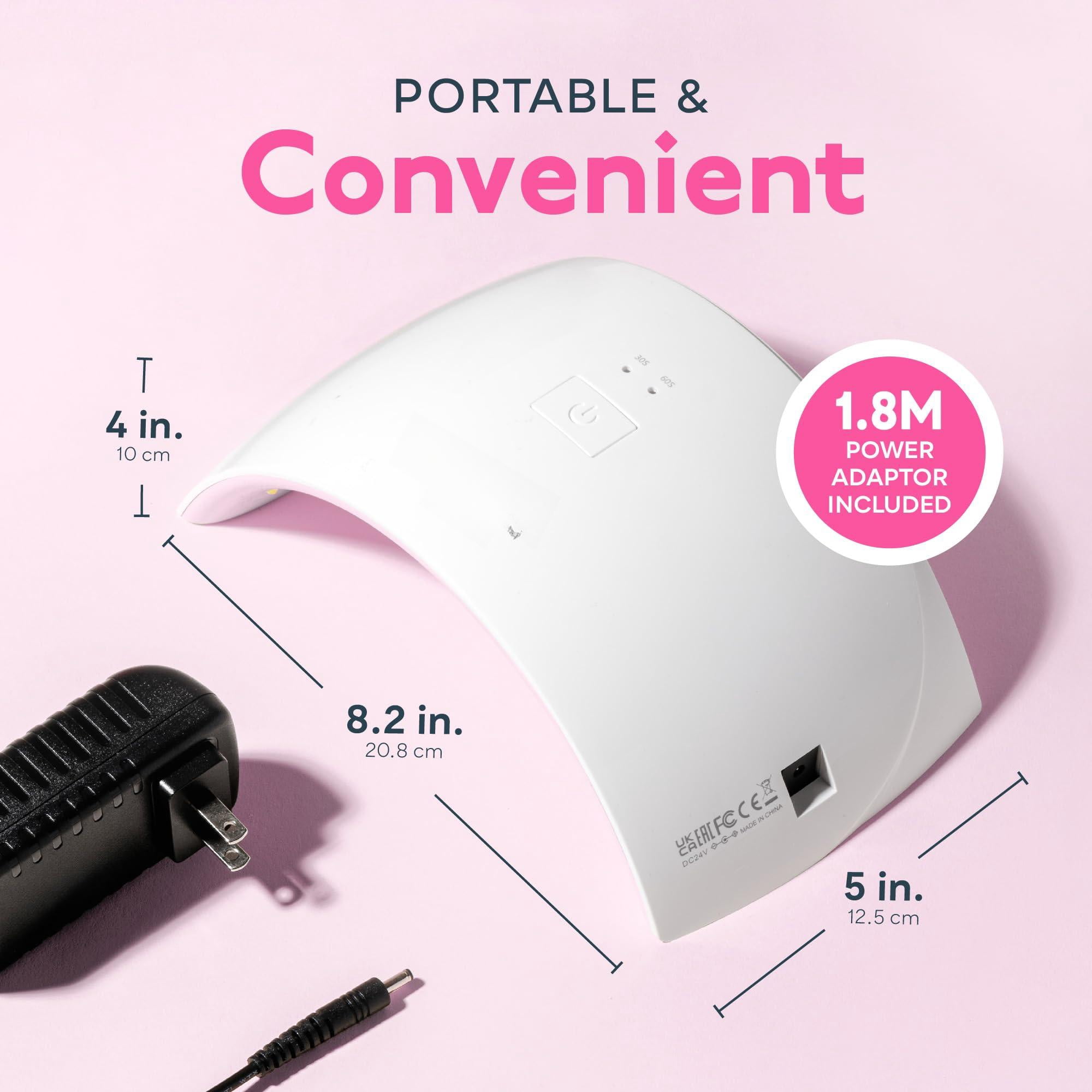 Uv Led Lamp  Dryer For Gel Polish Light Nails With Sensor 2 Timers Sun9c Pink Gift Women
