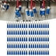 thumbnail image 1 of Terminales 100 Piezas Conector De Horquilla Azul Conductividad Estable 19A Terminales De Engarzado Aislados Seguros Terminal De Cable Para Transporte, 1 of 7