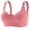 Watermelon Red, variant on No Underwire Bras for Women Solid Color Sleep Bra for Hot Weather Breathable Everyday Bra XXL