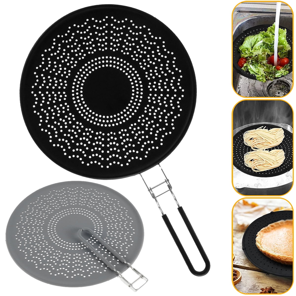 Kitchen Tools & Gadgets Timagebreze Silicone Splatter Screen for Frying
