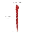 thumbnail image 3 of Qiysamall 12-Pack Red Glitter Christmas Icicle Pendants Holiday Tree Decorations Winter Embellishments for Festive Seasonal Layouts, 3 of 10