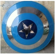 Antiques Art Captain America Shield Metal Prop Handmade Replica Shield First Ave