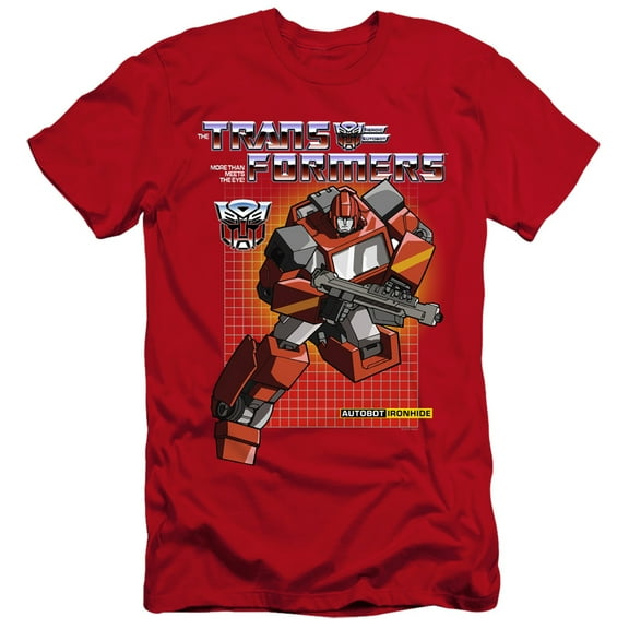 Transformers Ironhide HBO S/S Adult 30/1 T-Shirt Red