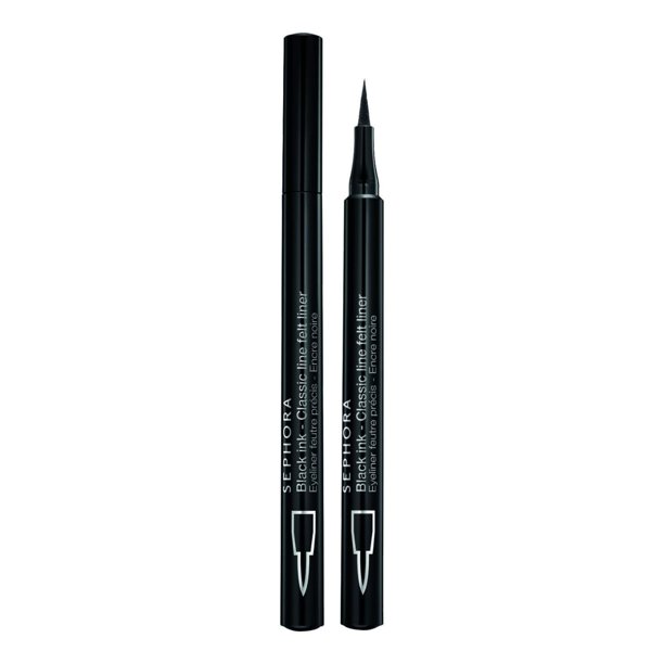Delineador de ojos Sephora Collection Classic Line, delineador de fieltro impermeable