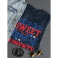 thumbnail image 3 of Sweet Land Of Liberty Banner T-Shirt, Navy, 4XL, 3 of 4