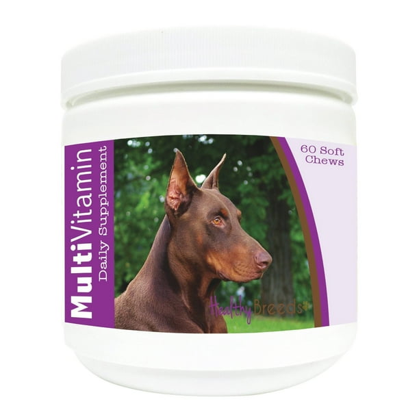 Healthy Breeds Dog MultiVitamin Soft Chew for Doberman Pinscher, Daily