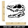 thumbnail image 2 of Velociraptor Skull Dinosaur Fossil Bone Rubber Stamp for Scrapbooking Crafting Stamping - Small 3/4 Inch, 2 of 7