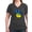 Charcoal, variant on CafePress - Ukrainian Flag Peace Sign Ukraine Native H T Shirt - Women's V-Neck Dark T-Shirt