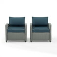 thumbnail image 6 of Bradenton 3Pc Outdoor Wicker Armchair Set- Side Table & 2 Armchairs, 6 of 10