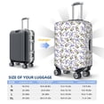 thumbnail image 6 of Fotbe Monkey Submarine Captain Luggage Cover Protector,Suitcase Protector,Scratch and Dirt Resistant,Fits 18-32 Inch Luggage-Medium, 6 of 9