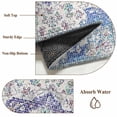 thumbnail image 6 of 5'x7' Area Rugs, Blue Purple Boho Indoor Outdoor Area Rug for Living Room Bedroom, Vintage Abstract Art Floral Ethnic Tribe Washable Bathroom Rugs Kitchen Floor Carpet Mats Home Decor Aesthetic, 6 of 8