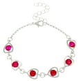 thumbnail image 5 of Fiudx Conjunto de Joyas de Amor, Elegante Collar y Pulsera de Cristal, Pendientes Impresionantes para Mujer, Ligeros y Cómodos de Llevar, Perfectos para Regalar En San Valentín, Una Opción Romántica., 5 of 5