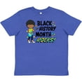 thumbnail image 3 of Inktastic Black History Month Rocks- Boy with Guitar Youth T-Shirt, 3 of 5