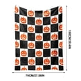 thumbnail image 3 of Nkmbld Halloween Flannel Throw Blanket, Cozy Microfiber Holiday Blanket for Chair Sofa Bed Camping, Fuzzy Fluffy Soft Nap Blanket for Women, 3 of 8