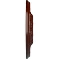 thumbnail image 4 of Ekena Millwork 11 3/8"OD x 3 5/8"ID x 1 1/8"P Leaf Ceiling Medallion (Fits Canopies up to 4 3/4"), Hand-Painted Brushed Mahogany, 4 of 7