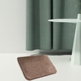thumbnail image 4 of GUOOL Bathroom Rug Machine Washable Water Absorbent Bath Shower Mat Anti-Slip Bath Mat Brown, 4 of 8
