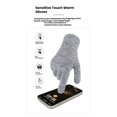 thumbnail image 5 of QASIEATN Winter Hat Beanie Long Scarf Touchscreen Gloves Set 3Pcs Soft Thick Fleece Lined Gloves Cap Scarf Set for Women Fall Fashion Accessories, 5 of 9