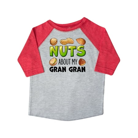 

Inktastic Nuts About My Gran Gran Peanut Almond Pistachio Gift Toddler Boy or Toddler Girl T-Shirt