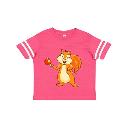 

Inktastic Squirrel Ping Pong Gift Toddler Boy or Toddler Girl T-Shirt