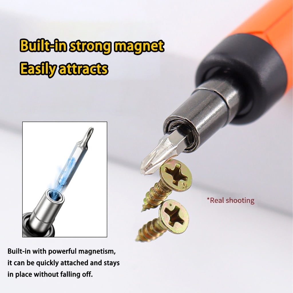 PatungKu Multifunctional Rechargeable Electric Screwdriver Set Lightweight Design Durability Steel Fit for Home Improvement Tasks