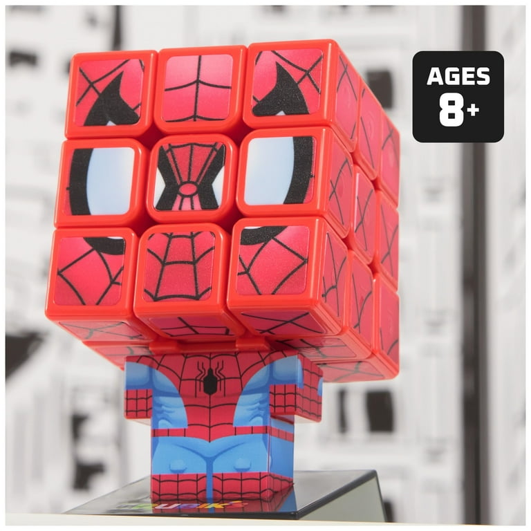 Rubiks Cube Spider-Man Cuber: Marvel Character Puzzle & Display