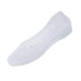 thumbnail image 2 of Women's Jelly Mesh Flats Breathable Clear Hollow Shoes Summer Beach Jellies Ballet Sandals White 7, 2 of 7