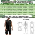 thumbnail image 5 of Vedolay Short Set For Men Casual 2 Piece Outfits for Men Shorts Set Casual Suit Sweatsuit,Green XXL, 5 of 5