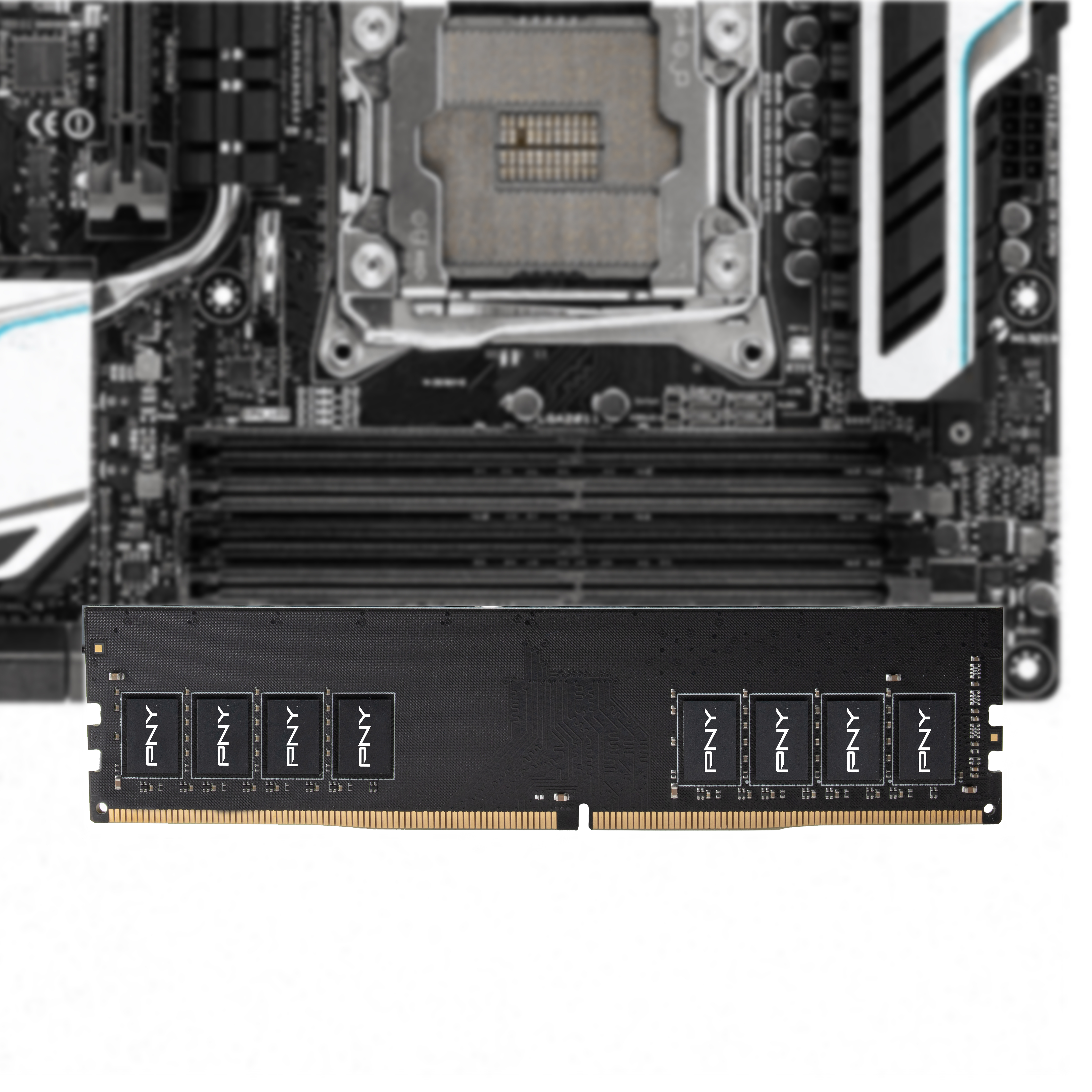 PNY 16GB Performance DDR4 2666MHz Desktop RAM Memory – (MD16GSD42666) - image 2 of 4