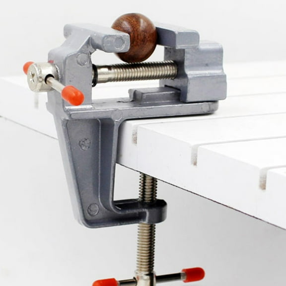 HEMOTON  2 Pcs Household Vise Bench Clamp Clamps for Crafts Woodworking