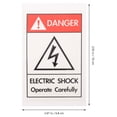 thumbnail image 2 of DEEPCRAFF 6Pcs Pool Safety Signs Multi PP Material Caution Stickers for Swimming Pools, 2 of 7