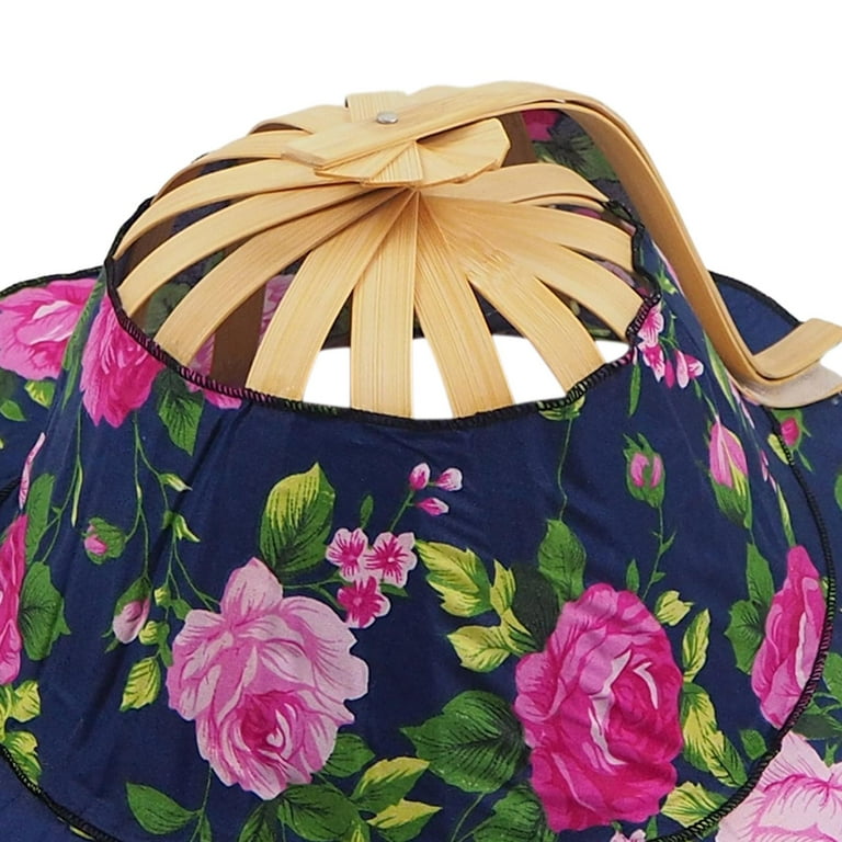 Segolike Bamboo Fan Foldable Sun Hat, Wide Brim, Fashion, Portable