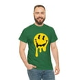 thumbnail image 4 of Dripping smiley face graphic tee Unisex Heavy Cotton Tee, 4 of 8