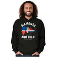 thumbnail image 5 of Dominican DR Shaped Pride Heritage Hoodie Sweatshirt Women Men Brisco Brands S, 5 of 5