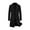 Black, variant on Daeful Men's Overcoat Long Sleeve Pea Coats Formal Notch Lapel Warm Trench Coat Black L