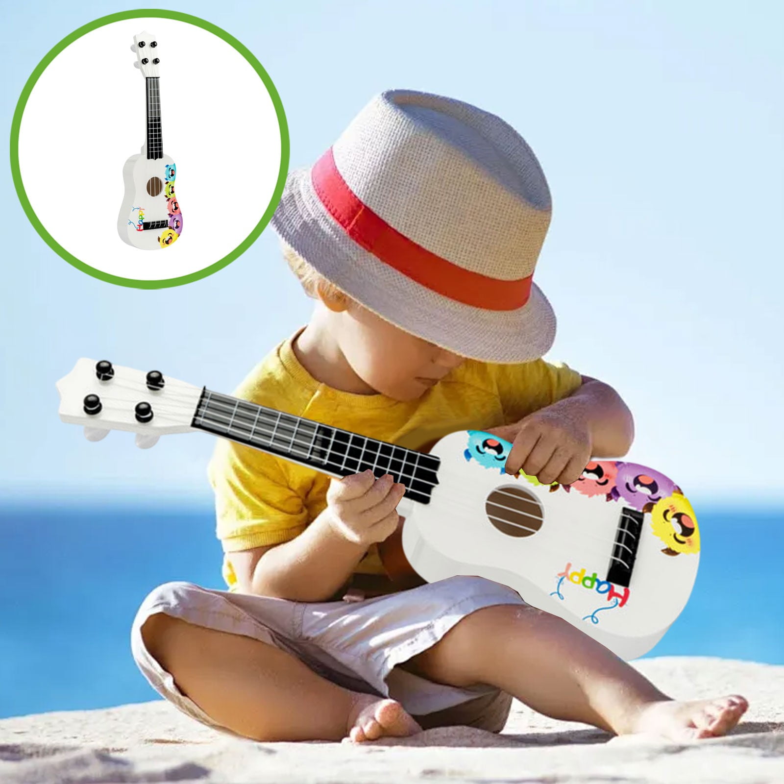 Guitarra Musical Mini Fruit, Instrumento De Ukelele, Juguete | Meses