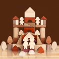 thumbnail image 4 of Montessori Wooden Building Blocks Wood Block Stacking Toys for Children Kids, 4 of 8