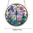 thumbnail image 3 of CaiYueKe Acrylic Puzzle Pendant Sunshade Window Hanging Plate Decorative Home Decor Stained Glass Style Window Art for Privacy Sun Protection Indoor Outdoor Window Decor Modern Hanging Ornament, 3 of 9