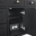 thumbnail image 4 of James Martin Vanities 48" Single Vanity, Black Onyx w/ 3 CM Eternal Jasmine Pearl Quartz Top, 4 of 13