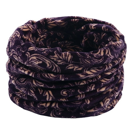 

Neck Sleeve Scarf Women Autumn And Winter Printed Warm Short Plush Neck Cover Men And Women Single Circle Double Knit Bib Neck Cover Bib