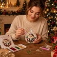 thumbnail image 4 of DIY Pearl Art Christmas Ornament Kit, Adult Diamond Bead Craft Set, Hanging Holiday Decoration With Colorful Pearls Lanyard And Creative Design, 4 of 6