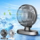 thumbnail image 1 of Ventilador de Escritorio USB | Ventilador Silencioso 3 en 1 con Recirculación, Cabezal Giratorio Oscilante, 3 Velocidades Ajustables, Portátil para Oficina o Hogar, Recargable USB Tipo-C, Gran Flujo, 1 of 5