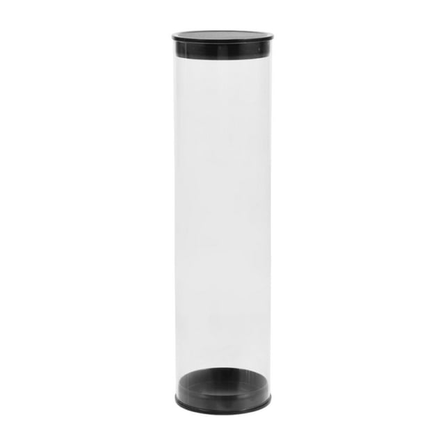 S SERENABLE Boîte de Rangement Transparente pour Balles de Golf, Conteneur pour Adultes, Tube de Baril de Golf 4.5cmx4.5cmx22cm