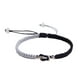 thumbnail image 3 of Xihbxyly Pulseras de La Amistad Tejidas a Mano, Elegante Diseño Ajustable, Cuerda Suave con Cuentas Plateadas, Regalo Perfecto para Aniversarios, Cumpleaños, San Valentín, Todas Las Edades., 3 of 3