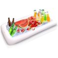 thumbnail image 1 of Floating Tray for Swimming Pool, 135×65 cm Inflatable Floating Bar Tray, PVC Floating Beer Holder, Inflatable Buffet Bar Tray, Beach, Lawn Picnic, Camping etc., 1 of 4
