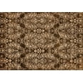 thumbnail image 1 of Ahgly Company Indoor Rectangle Abstract Orange Modern Area Rugs, 2' x 3', 1 of 4