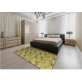 thumbnail image 4 of Ahgly Company Indoor Rectangle Patterned Oak Brown Area Rugs, 2' x 5', 4 of 6